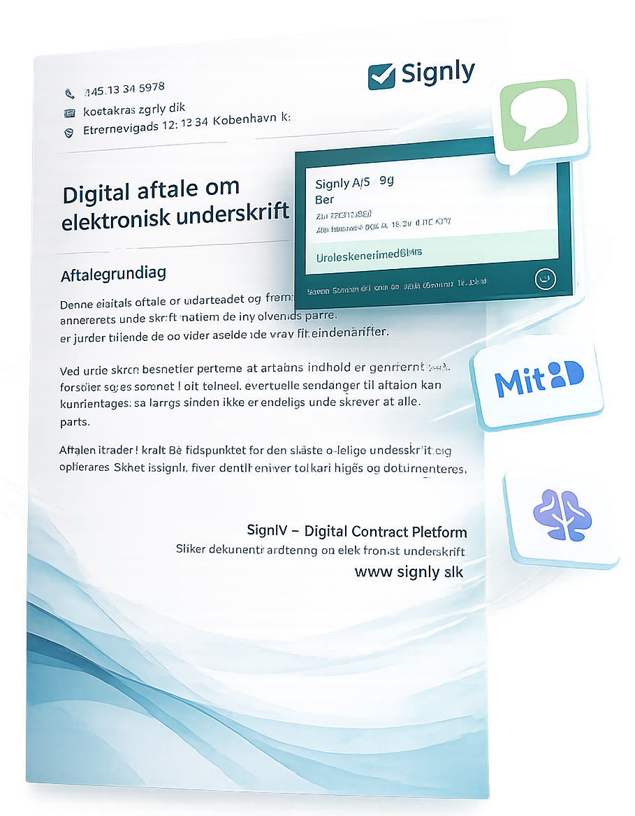 Signly – kontrakthåndtering og digitale underskrifter på én platform
