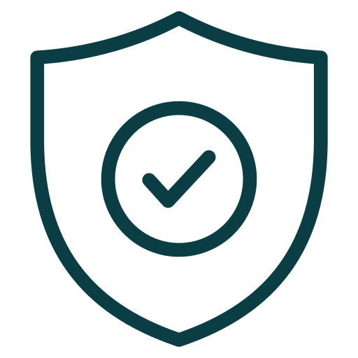 Ikone: Sikkerhed – kryptering og GDPR-opbevaring