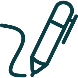 Ikone: Enkel signering – underskriv med få klik